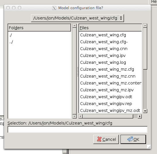 Figure 17.10 GTK file browsing dialog.