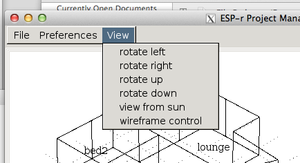 Figure E2.4.1: GTK and X11 arrows for view direction control