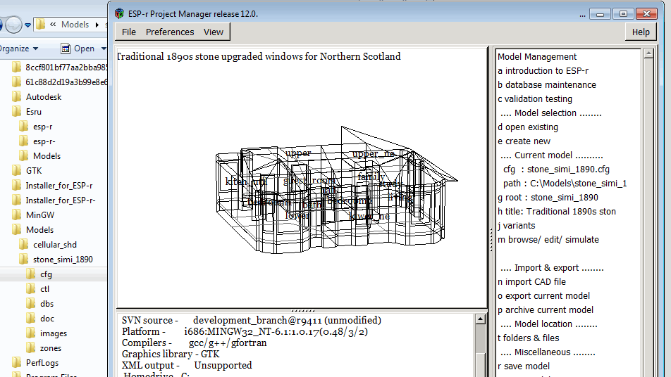 Figure 16.2 Project manager interface on Windows 10.