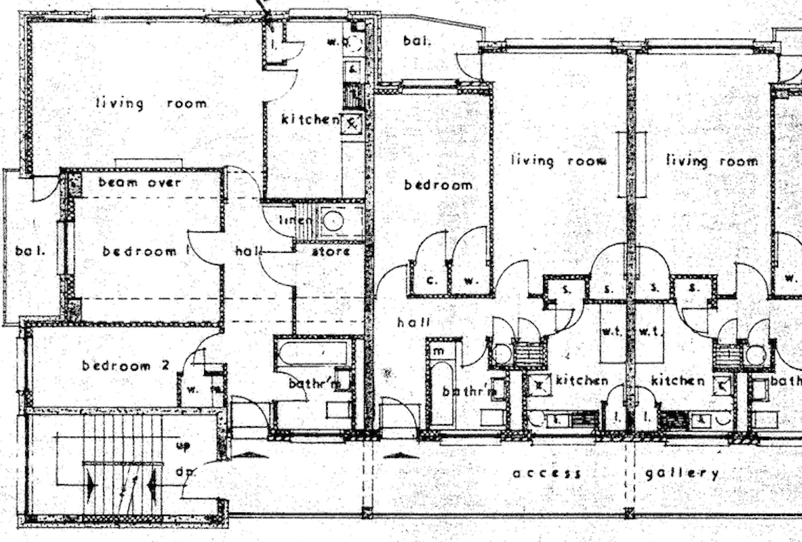 Figure 1.4: Review of archival building plan